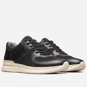 Everlane The Trainer Black Leather Like New Size 10